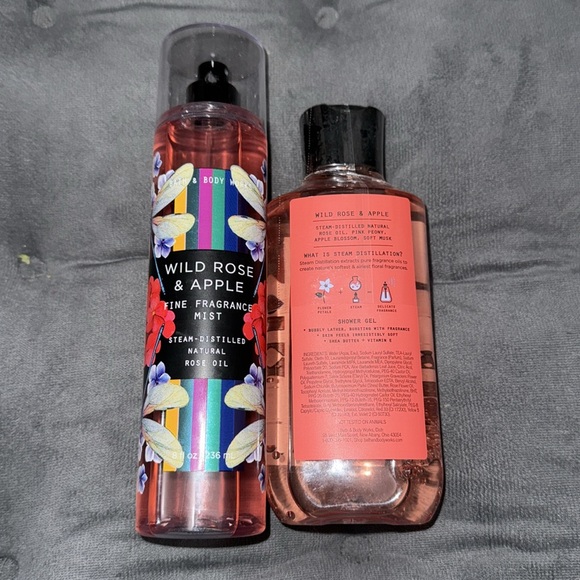 Wild Rose and Apple Bath and Body Works Bundle - Picture 2 of 2